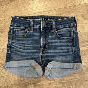 American Eagle Hi-Rise Shortie Size 0